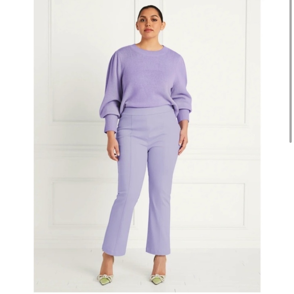 Hill House NWT The Claire Pant in Lavender, Quiet Luxury Trousers